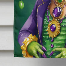 Load image into Gallery viewer, Alligator King of Mardi Gras House Flag