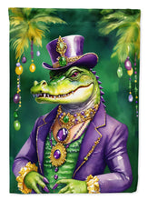 Load image into Gallery viewer, Alligator King of Mardi Gras House Flag