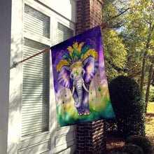 Load image into Gallery viewer, Elephant King of Mardi Gras House Flag