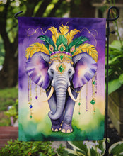Load image into Gallery viewer, Elephant King of Mardi Gras Garden Flag – Decorative Garden Flag by Caroline's Treasures