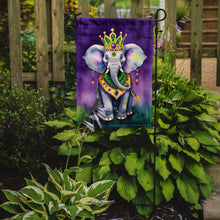 Load image into Gallery viewer, Elephant King of Mardi Gras Garden Flag – Decorative Garden Flag by Caroline's Treasures