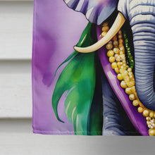 Load image into Gallery viewer, Elephant King of Mardi Gras House Flag