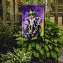Load image into Gallery viewer, Elephant King of Mardi Gras Garden Flag – Decorative Garden Flag by Caroline's Treasures