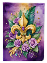 Load image into Gallery viewer, Fleur de lis Mardi Gras Garden Flag – Decorative Garden Flag by Caroline's Treasures