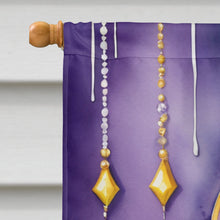 Load image into Gallery viewer, Fleur de lis Mardi Gras House Flag