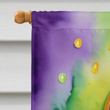 Load image into Gallery viewer, Fleur de lis Mardi Gras House Flag