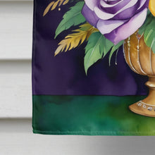 Load image into Gallery viewer, Flowers Mardi Gras House Flag