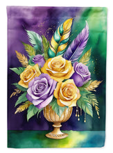 Load image into Gallery viewer, Flowers Mardi Gras House Flag