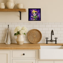 Load image into Gallery viewer, Jester Mardi Gras Framed Metal Print