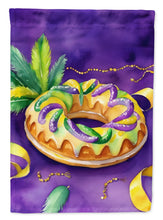 Load image into Gallery viewer, King Cake Mardi Gras Garden Flag – Decorative Garden Flag by Caroline's Treasures