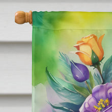 Load image into Gallery viewer, Mask Mardi Gras House Flag