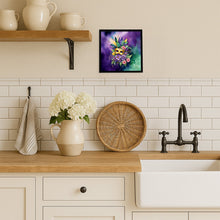 Load image into Gallery viewer, Mask Mardi Gras Framed Metal Print