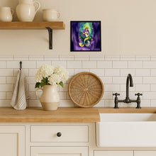 Load image into Gallery viewer, Mermaid Mardi Gras Framed Metal Print