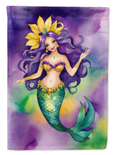 Load image into Gallery viewer, Mermaid Mardi Gras House Flag