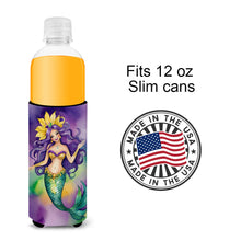 Load image into Gallery viewer, Mermaid Mardi Gras Slim Can Huggers – Fun, Functional Drink Coolers for Every Occasion