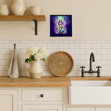 Load image into Gallery viewer, Mermaid Mardi Gras Framed Metal Print