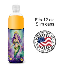 Load image into Gallery viewer, Mermaid Mardi Gras Slim Can Huggers – Fun, Functional Drink Coolers for Every Occasion