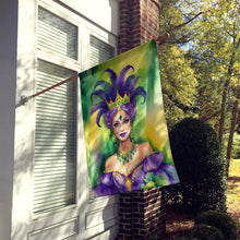 Load image into Gallery viewer, Queen of Mardi Gras House Flag
