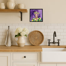 Load image into Gallery viewer, Queen of Mardi Gras Framed Metal Print