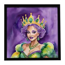 Load image into Gallery viewer, Queen of Mardi Gras Framed Metal Print
