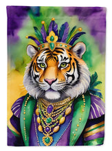 Load image into Gallery viewer, Tiger the King of Mardi Gras Garden Flag – Decorative Garden Flag by Caroline's Treasures