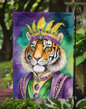 Load image into Gallery viewer, Tiger the King of Mardi Gras Garden Flag – Decorative Garden Flag by Caroline's Treasures