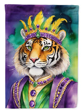 Load image into Gallery viewer, Tiger the King of Mardi Gras Garden Flag – Decorative Garden Flag by Caroline's Treasures