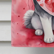 Load image into Gallery viewer, Alaskan Malamute My Valentine House Flag