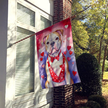Load image into Gallery viewer, American Bulldog My Valentine House Flag
