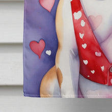 Load image into Gallery viewer, American Bulldog My Valentine House Flag