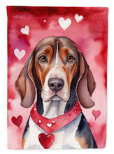 Load image into Gallery viewer, American English Coonhound My Valentine House Flag