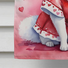 Load image into Gallery viewer, American Eskimo My Valentine House Flag