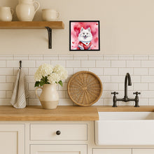 Load image into Gallery viewer, American Eskimo My Valentine Framed Metal Print