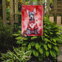 Load image into Gallery viewer, American Hairless Terrier Valentine’s Day Garden Flag – Dog-Themed Heart Yard Decor