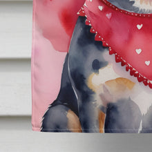 Load image into Gallery viewer, Australian Cattle Dog My Valentine House Flag