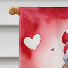 Load image into Gallery viewer, Basset Hound My Valentine House Flag