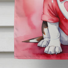 Load image into Gallery viewer, Basset Hound My Valentine House Flag