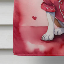 Load image into Gallery viewer, Beagle My Valentine House Flag