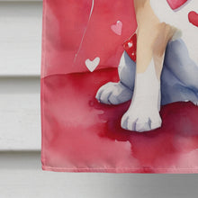 Load image into Gallery viewer, Beagle My Valentine House Flag