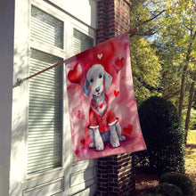 Load image into Gallery viewer, Bedlington Terrier My Valentine House Flag