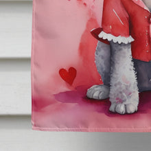 Load image into Gallery viewer, Bedlington Terrier My Valentine House Flag