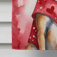 Load image into Gallery viewer, Belgian Malinois My Valentine House Flag