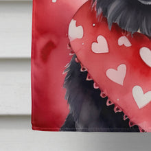 Load image into Gallery viewer, Belgian Sheepdog My Valentine House Flag