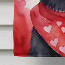 Load image into Gallery viewer, Belgian Sheepdog My Valentine House Flag