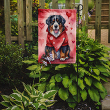 Load image into Gallery viewer, Bernese Mountain Dog Valentine’s Day Garden Flag – Dog-Themed Heart Yard Decor