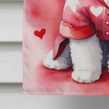 Load image into Gallery viewer, Bichon Frise My Valentine House Flag