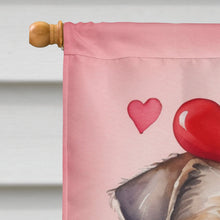 Load image into Gallery viewer, Border Terrier My Valentine House Flag