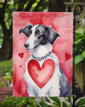 Load image into Gallery viewer, Borzoi Valentine’s Day Garden Flag – Dog-Themed Heart Yard Decor