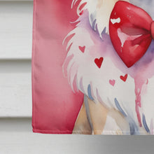 Load image into Gallery viewer, Borzoi My Valentine House Flag