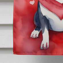 Load image into Gallery viewer, Boston Terrier My Valentine House Flag